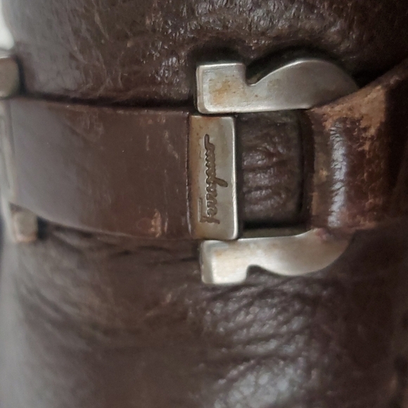 Salvatore Ferragamo Horse Bit Loafers Pebble Leather Vibram Gumlite Sole… main image 11